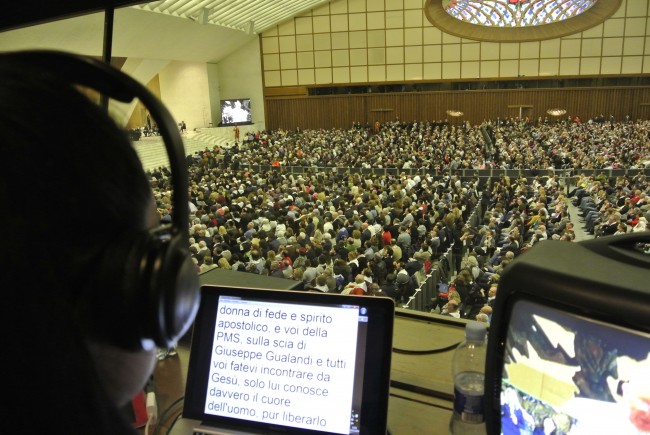 Respeaking in aula nervi